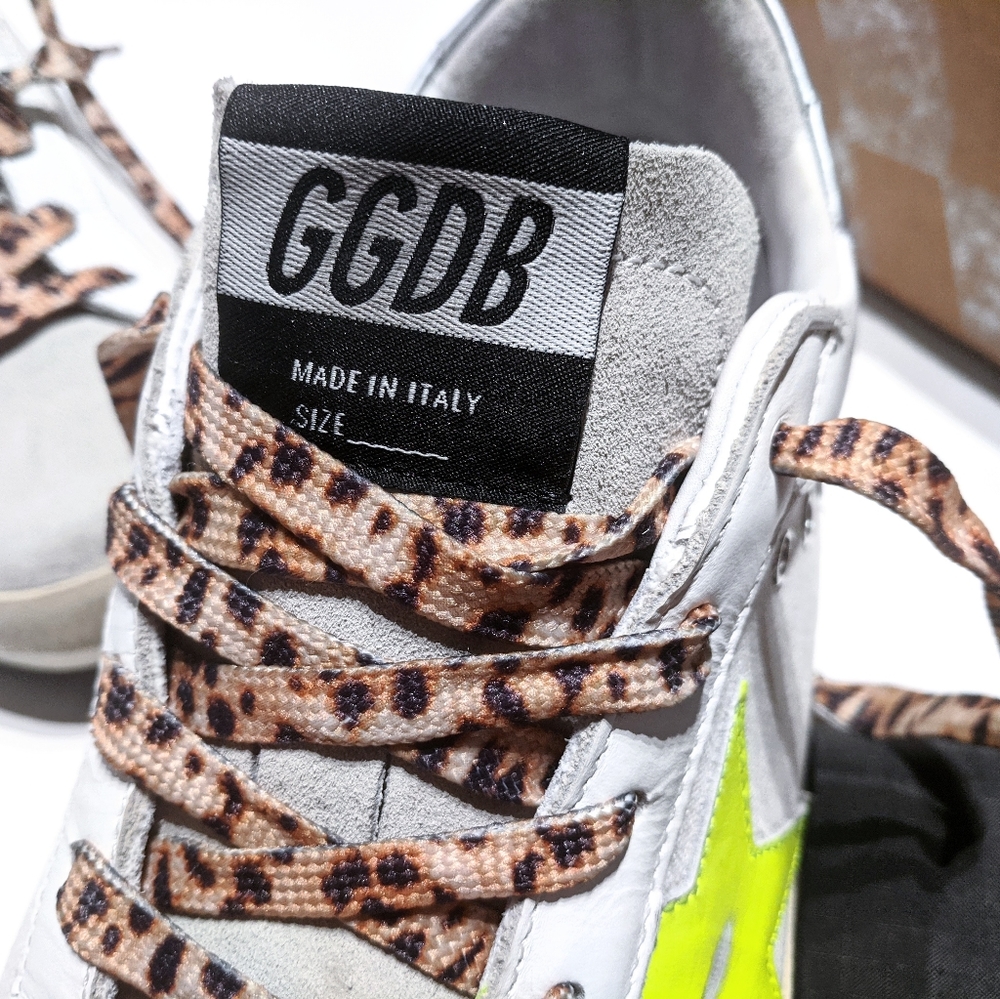 NEW!🌟Golden Goose💯Leather Superstar Sneakers - Picture 7 of 14